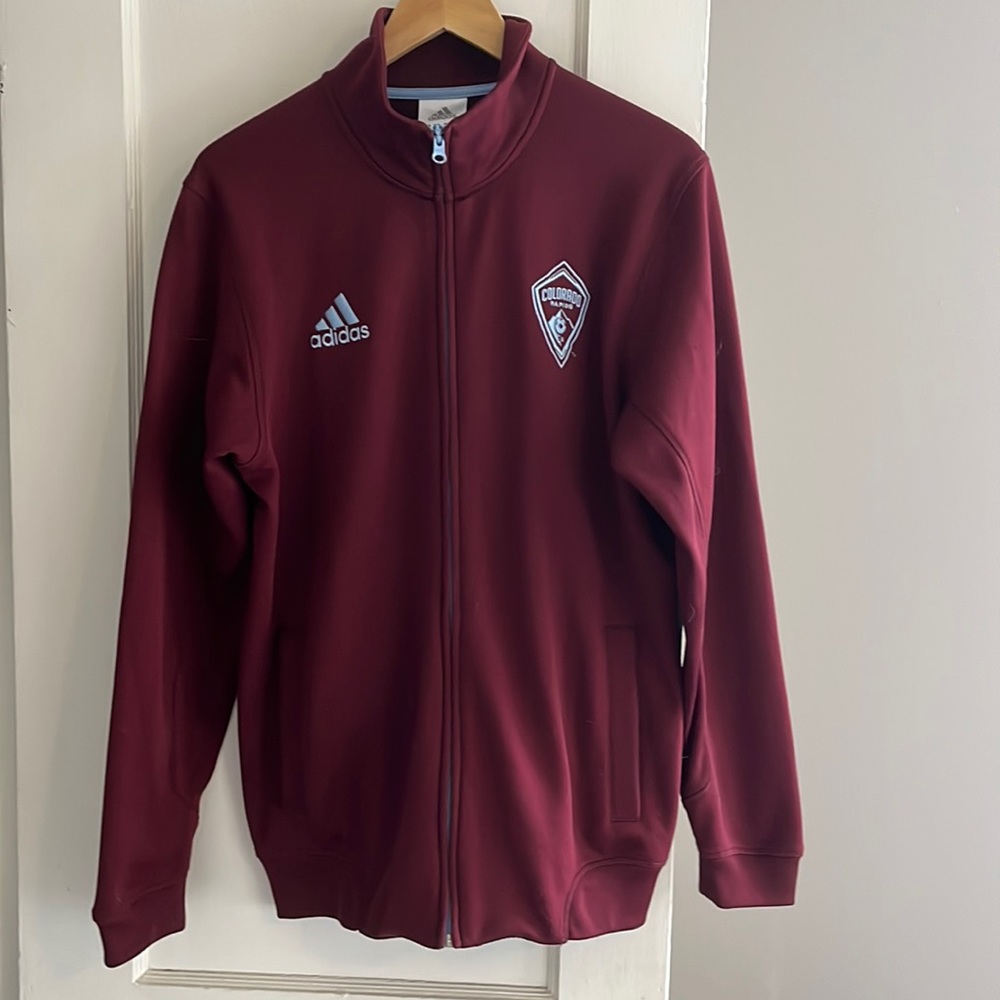 Colorado Rapids adidas Mens zip up. Size medium.